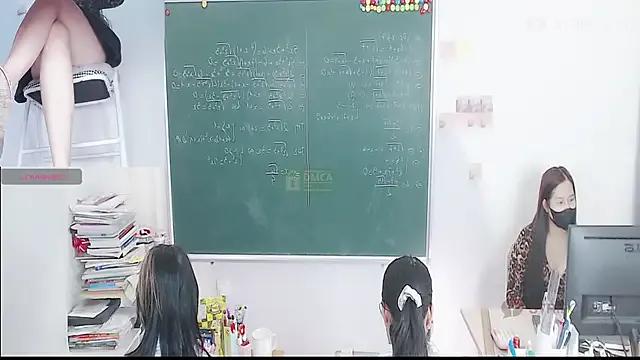 StripChat _Math_ is Freechat _Math_ — 1 Student take off shirts