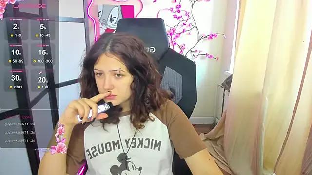 StripChat Anora_Miller is Freechat Anora_Miller — Licking lips