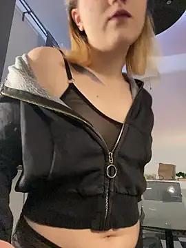 Cherry___Blossom — take off bra + pinch hard naked nipples