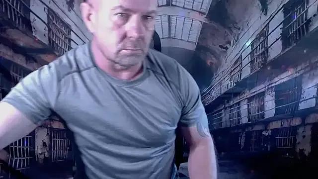 StripChat ManlyPrisonGuy is Private ManlyPrisonGuy — show piercing under balls